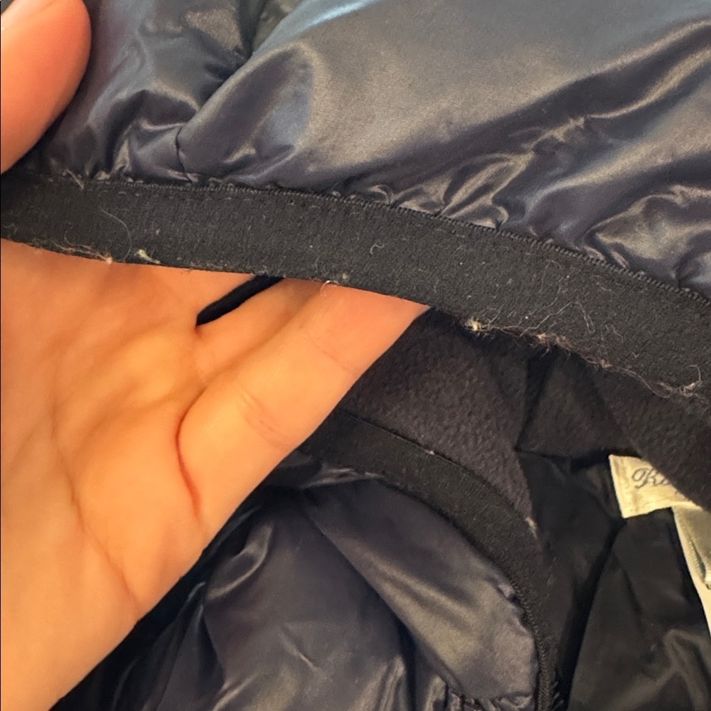 RALPH LAUREN HOODED DOWN
SNOW SUIT size 9 m with detachable footies and mittens - Picture 8 of 11
